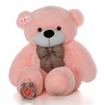 Low Cost 5 Feet Long Pink Teddy Bear Soft Toy 152 cm